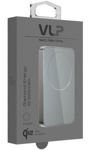 VLP Diamond Energy MagSafe Qi2 10000mAh, Titanium Natural (1044005)