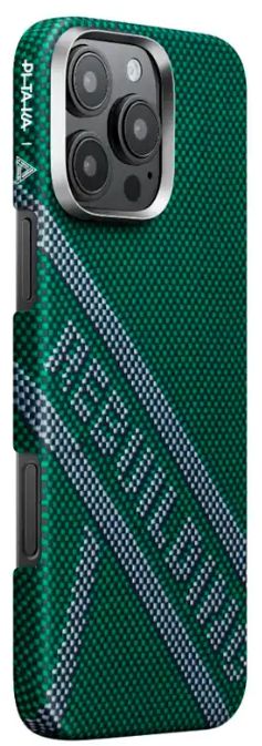 Чехол Pitaka Re-Tros Tactile Woven Case для iPhone 16 Pro Max, зеленый (Refining)