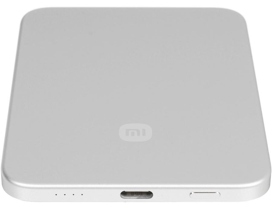 Xiaomi UltraThin Magnetic 5000 mAh, серебристый (MDY-20-EB)