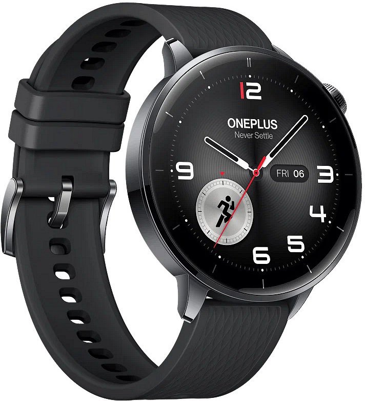 Смарт-часы OnePlus Watch 3 43mm, черный (Black Steel)