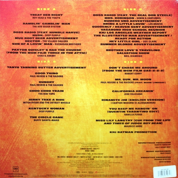 OST - Once Upon A Time In Hollywood (Various Artists) (coloured) (0190759819616)