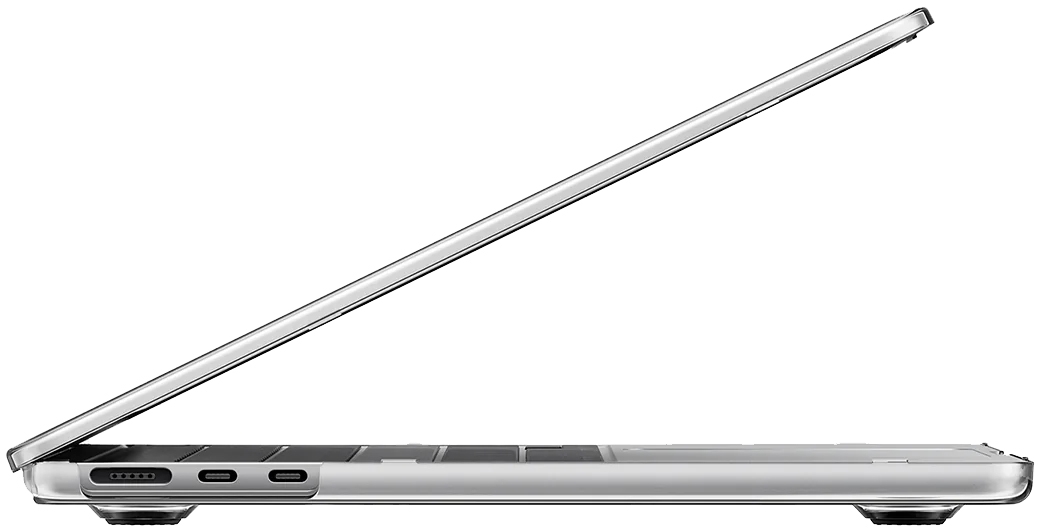 Чехол Uniq VERO для Macbook Air 15 (M2-M4), прозрачный (MA15(M4)-VEROCCLR)