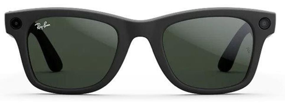 Meta Ray-Ban Wayfarer RW4006 150-50 Matte Black/Transitions Graphite Green (8056262326787)