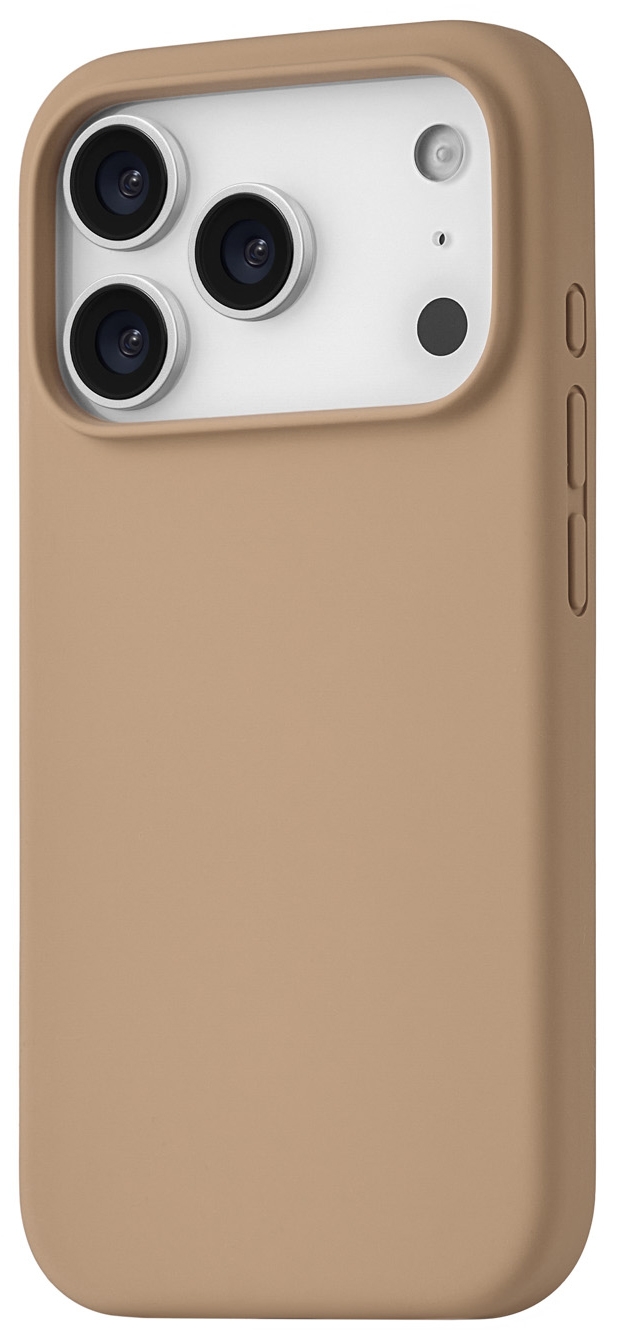 Чехол uBear Touch Mag Case с MagSafe  для iPhone 17 Pro (силикон, софт-тач), Латте (CS559LT63PTH-I25M)