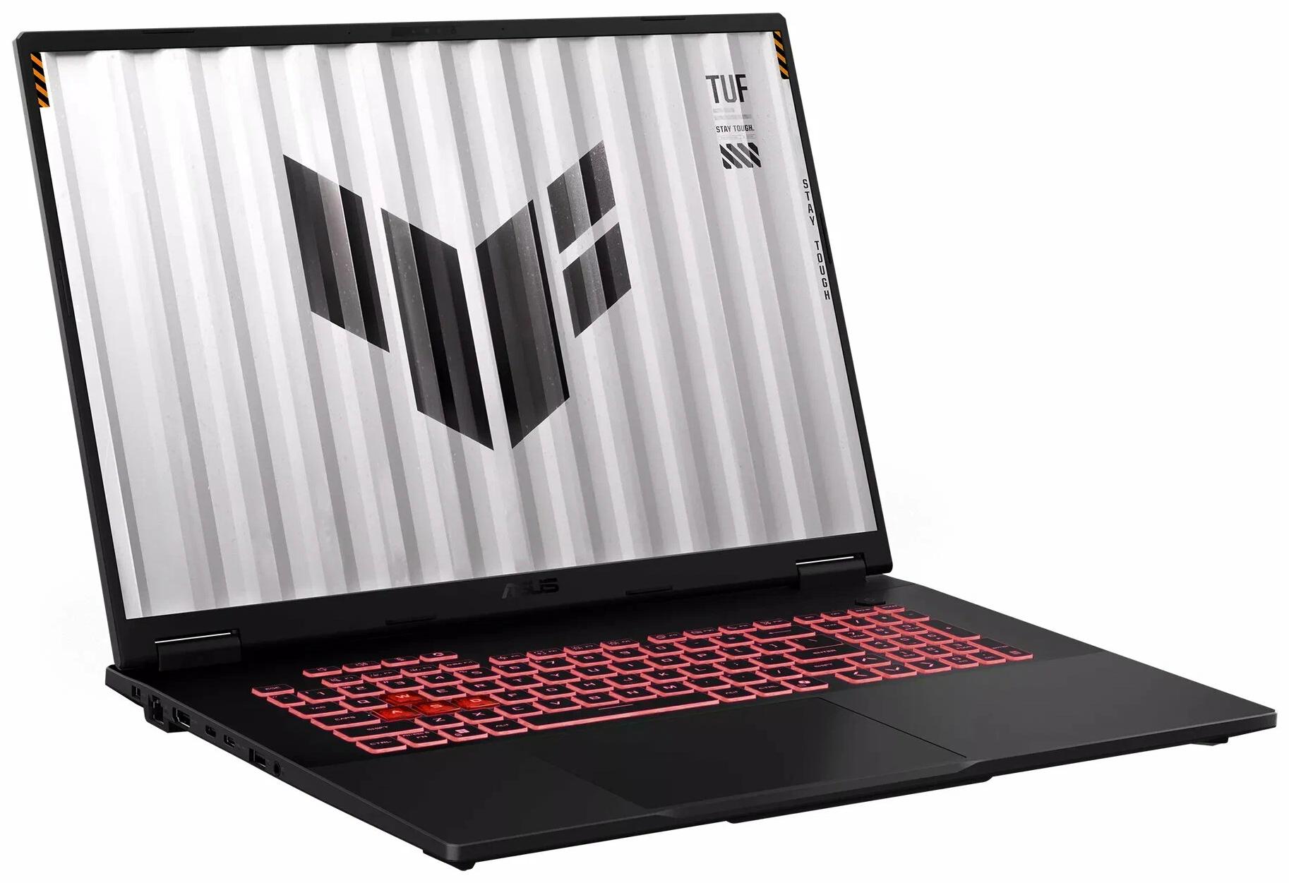 Ноутбук Asus TUF Gaming A18 FA808UP-S8122 18" (AMD Ryzen 7 260, NVIDIA GeForce RTX 5070) 16ГБ, 512ГБ SSD, noOS, серый (90NR0NL1-M006L0)