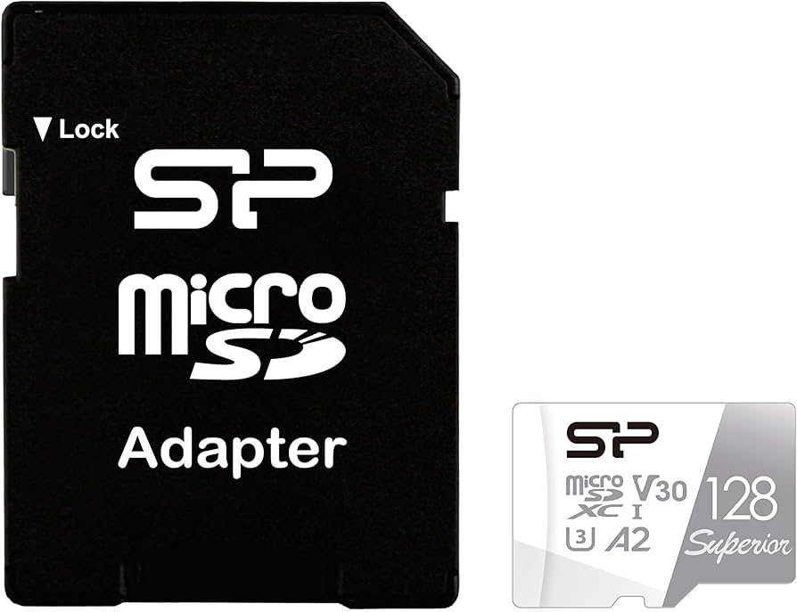 Карта памяти Silicon Power microSDXC UHS-I 128GB Superior V30 A2