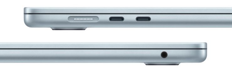 Apple MacBook Air 15 (M5, 10C/10C, 2026), 32 ГБ, 1ТБ SSD, Sky Blue (Z1M1000K2)