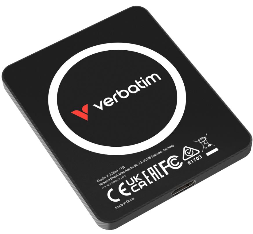 Verbatim SnapBack Ultra Slim 1 ТБ, черный