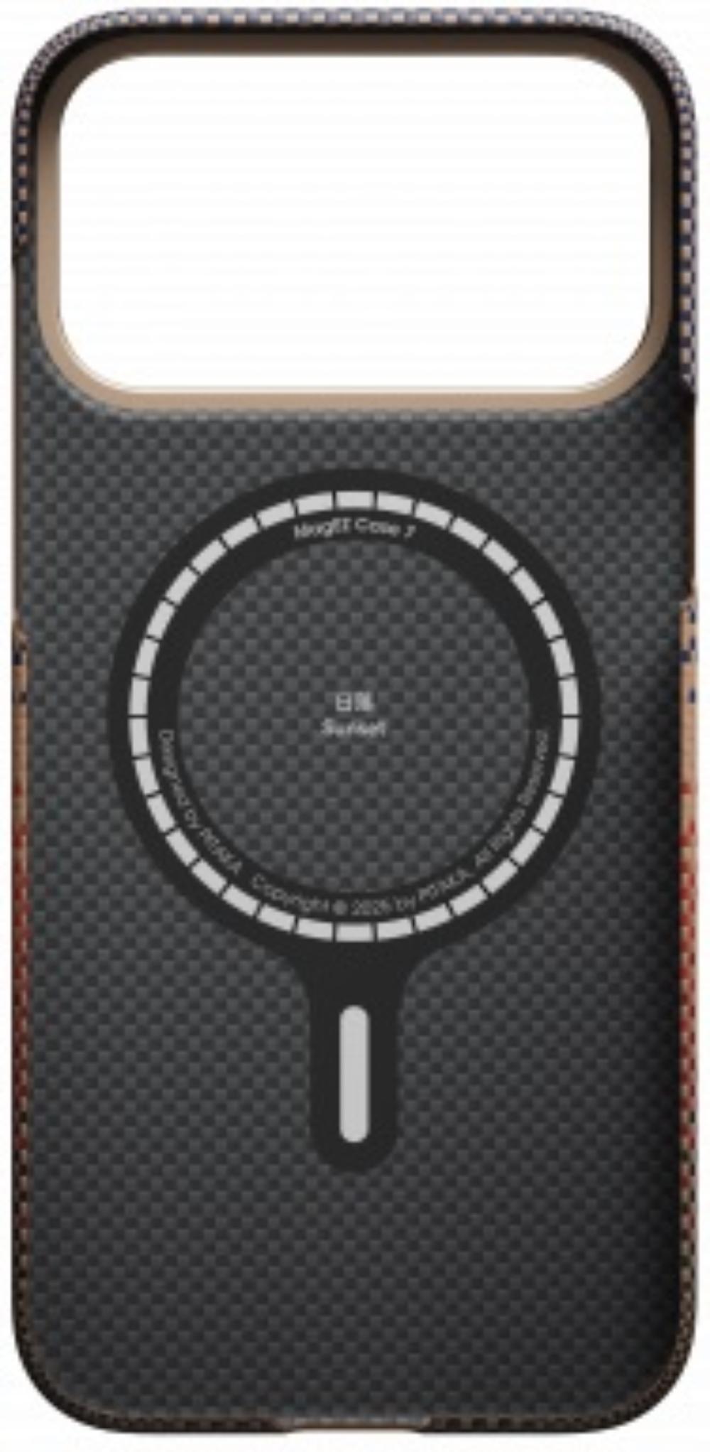 Чехол PITAKA Ultra-Slim с MagSafe для iPhone 17 Pro Max, принт закат (Sunset) (KI1702SPM)