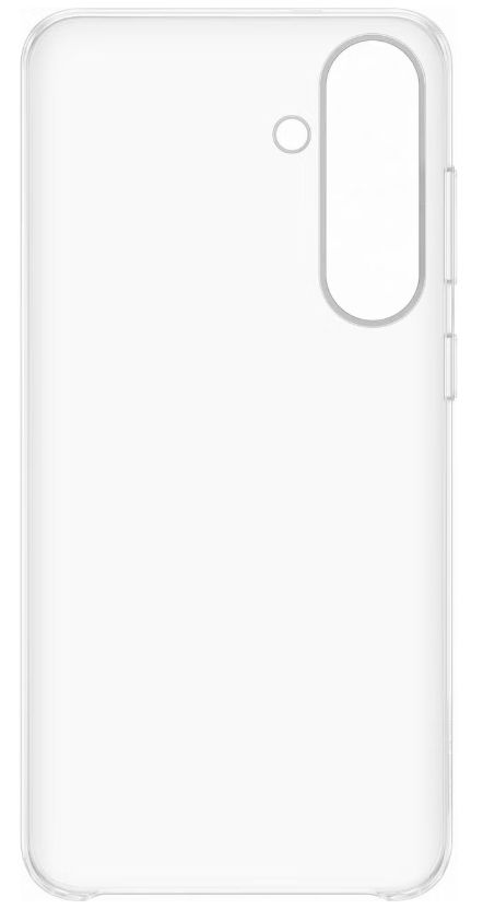 Силиконовый чехол для Samsung S25 Plus, прозрачный