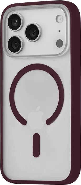 Чехол uBear Cloud Mag Case для iPhone 18 Pro, бургунди (CS690BR63PMT-I26M)