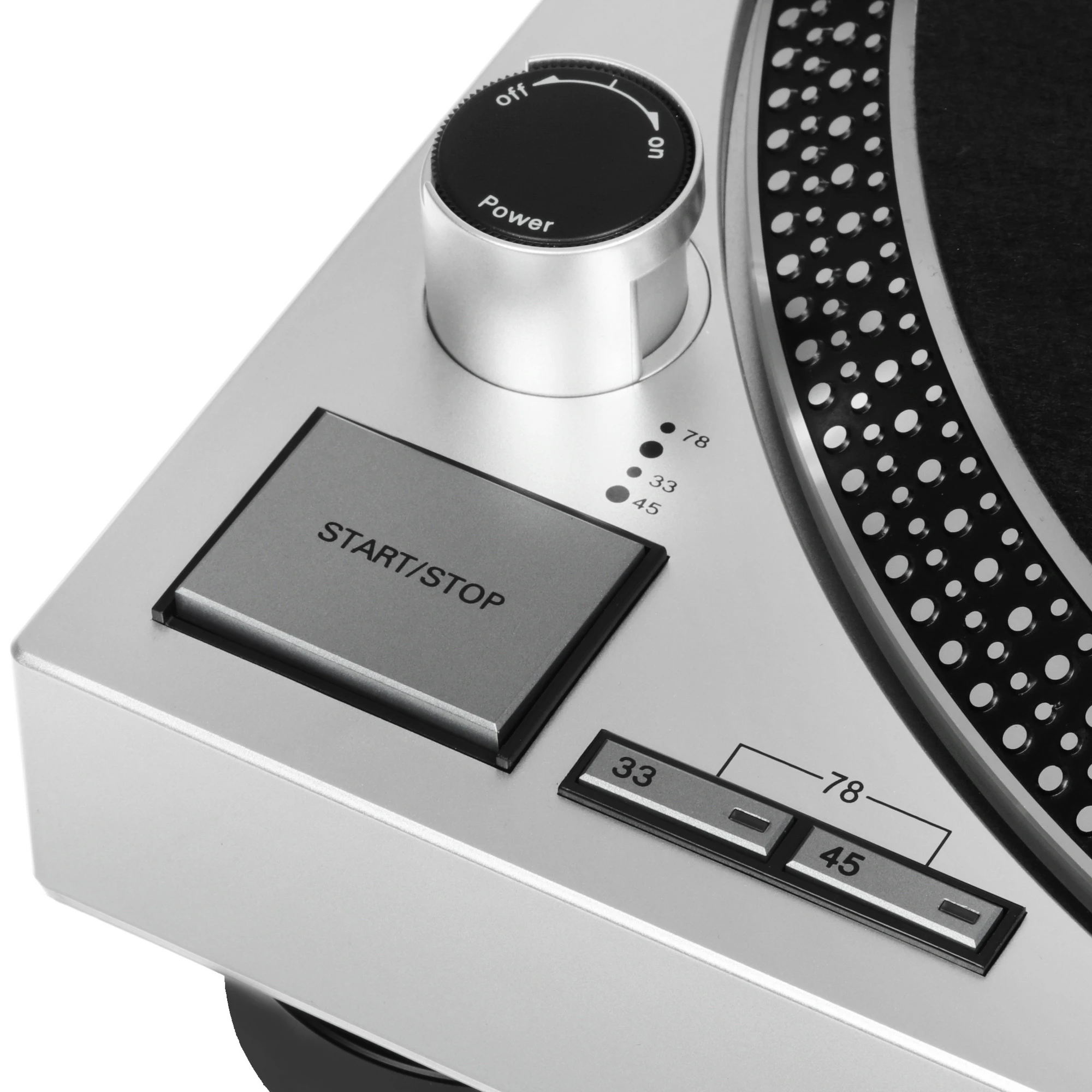 Виниловый проигрыватель Audio-Technica AT-LP120XUSB, серебристый