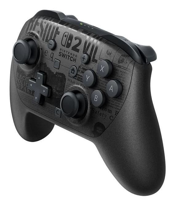 Nintendo Switch 2 Pro Controller Resident Evil Requiem Edition, черный