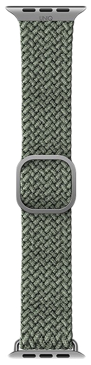 Плетеный ремешок Uniq ASPEN Strap Braided для Apple Watch 38/40/41мм, зеленый (40MM-ASPGRN)