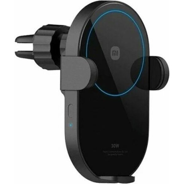Держатель с беспроводным зарядным устройством Xiaomi MI Wireless Car Charger 30W (W03ZM), черный