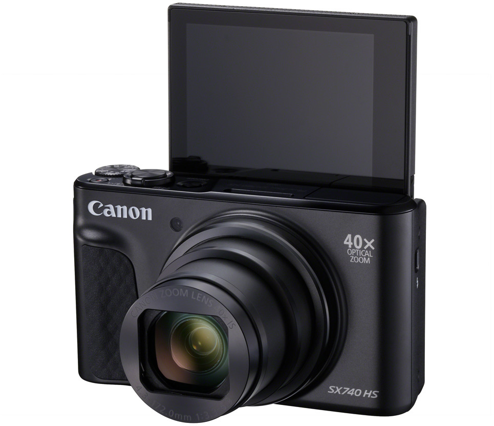 Компактный фотоаппарат Canon PowerShot SX740 HS, черный