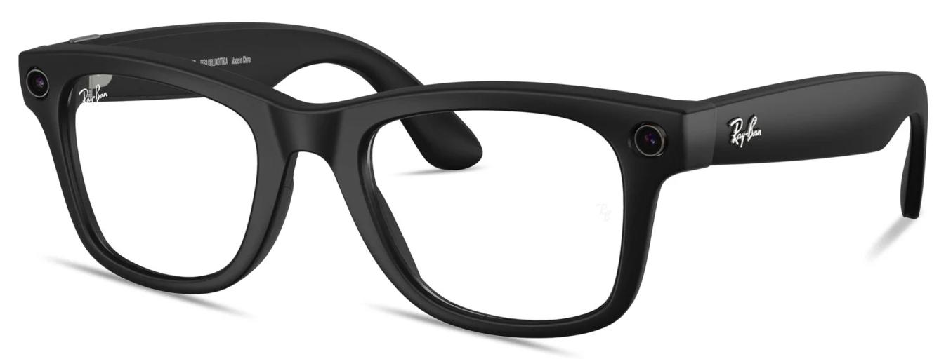 Умные очки Ray Ban Meta Wayfarer (Gen2) RW4012 150-50 Matte Black/Clear (8056262721391)