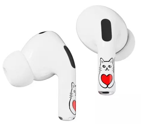 Наклейки VLP Easy Art для AirPods Pro/Pro2, cat’s heart (1141025)