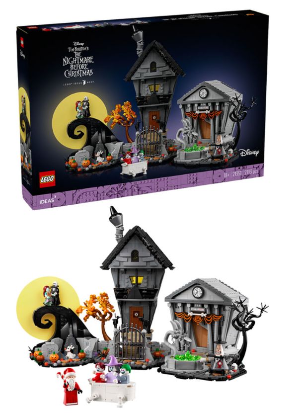 LEGO Ideas 21351 «Кошмар перед Рождеством» Тима Бёртона
