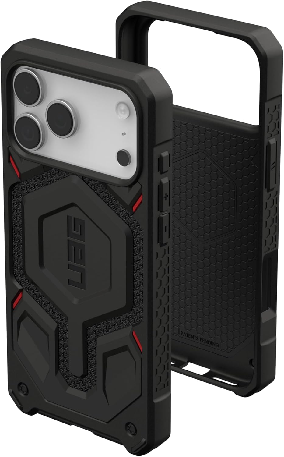 UAG Monarch Pro с MagSafe для iPhone 17 Pro, чёрный (Kevlar-Black) 114513113940