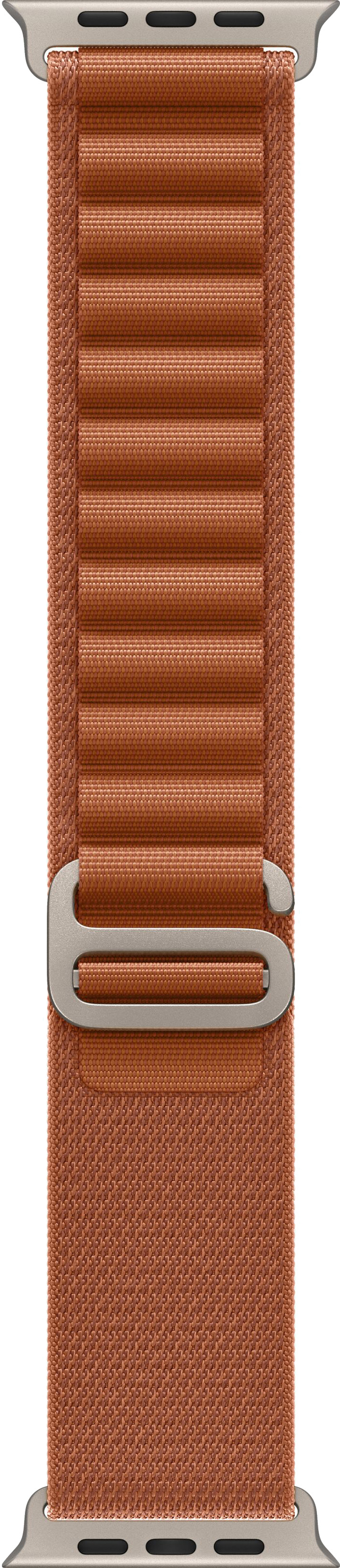 Apple Watch Ultra 3 (2025) 49mm Natural Titanium Case with Terra Cotta Alpine Loop Small