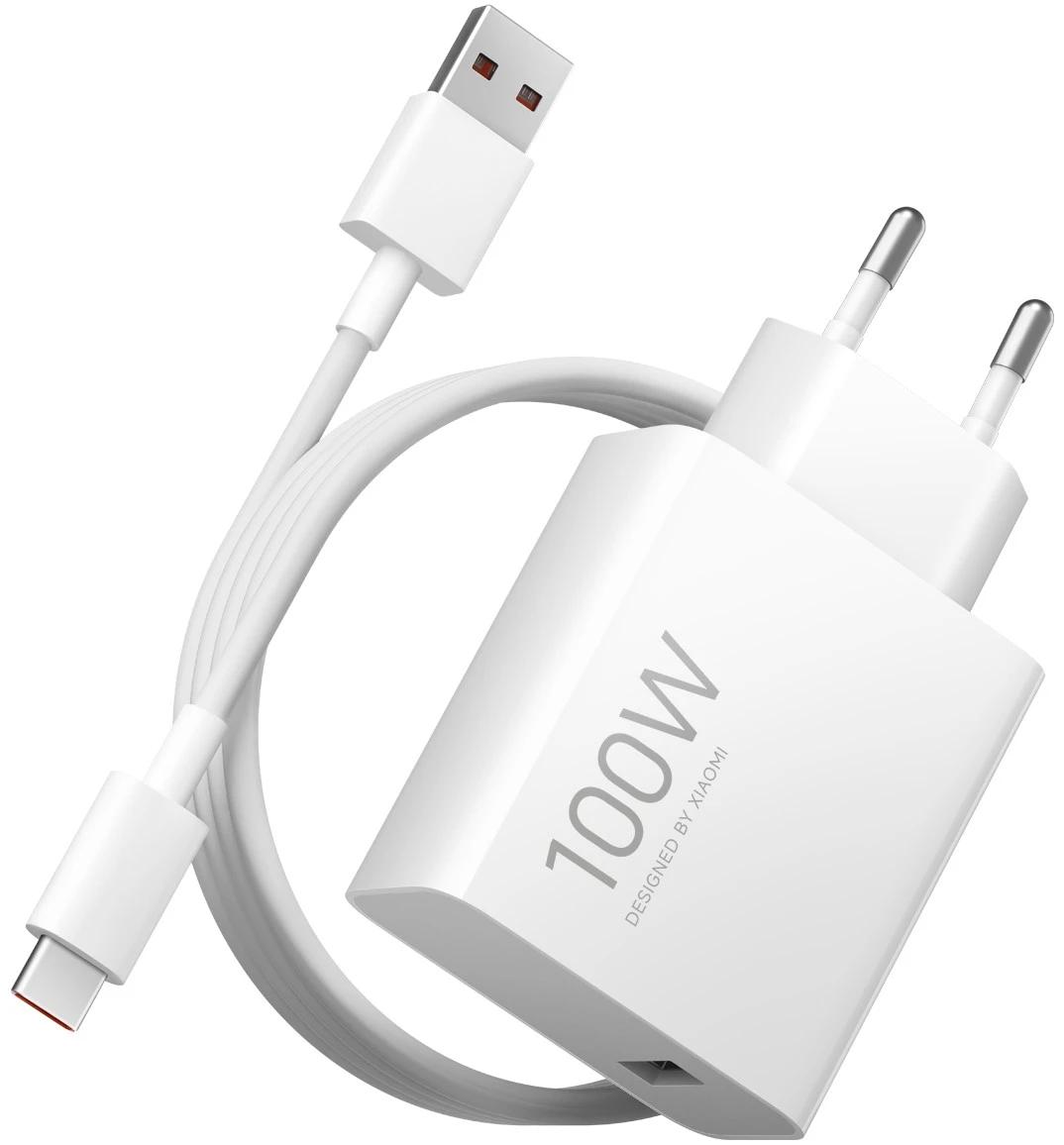 Сетевое зарядное устройство Xiaomi Charging Combo (Type-A) 100W, белый (MDY-19-ER)