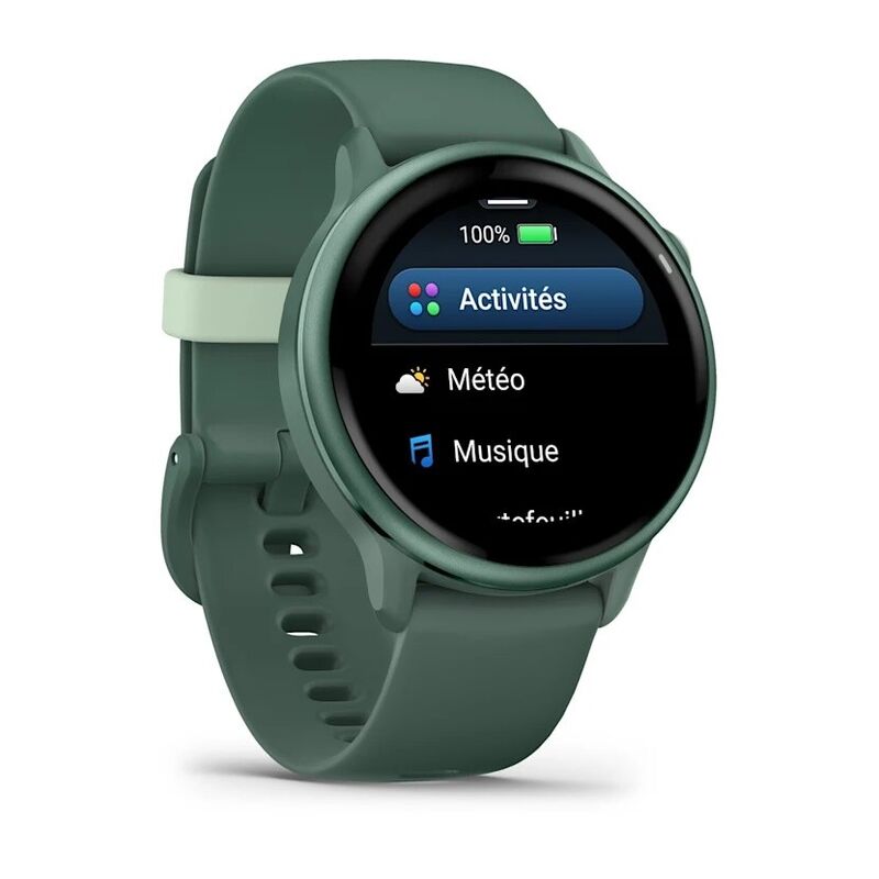 Garmin Vivoactive 6, яшмовый с зеленым ремешком (010-02985-02)