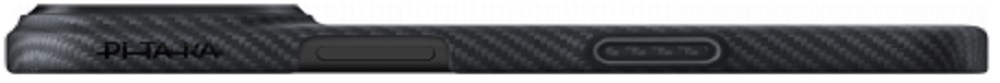 Чехол PITAKA Ultra-Slim с MagSafe для iPhone 17 Pro, черный (KI1701BP)