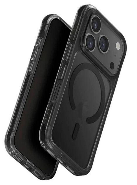 Uniq Clario с MagSafe для iPhone 17 Pro Max, темно-прозрачный (IP6.9P(2025)-CLARMSMK)