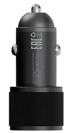 Uzay CC-D0056 38Вт USB-C+USB-A, PD, черный (UZ-CC-D0056-38-BK)