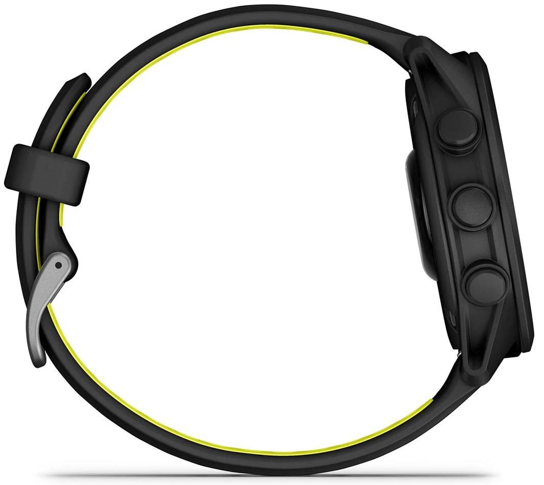 Смарт-часы Garmin Forerunner 170 Music, черный и черно-ярко-желтый ремешок (010-03920-10)