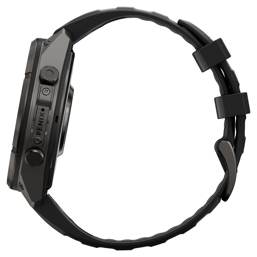 Garmin Fenix 9 Pro AMOLED 47мм inReach, Carbon Gray DLC Titanium Black / Pebble Gray (010-04336-11)