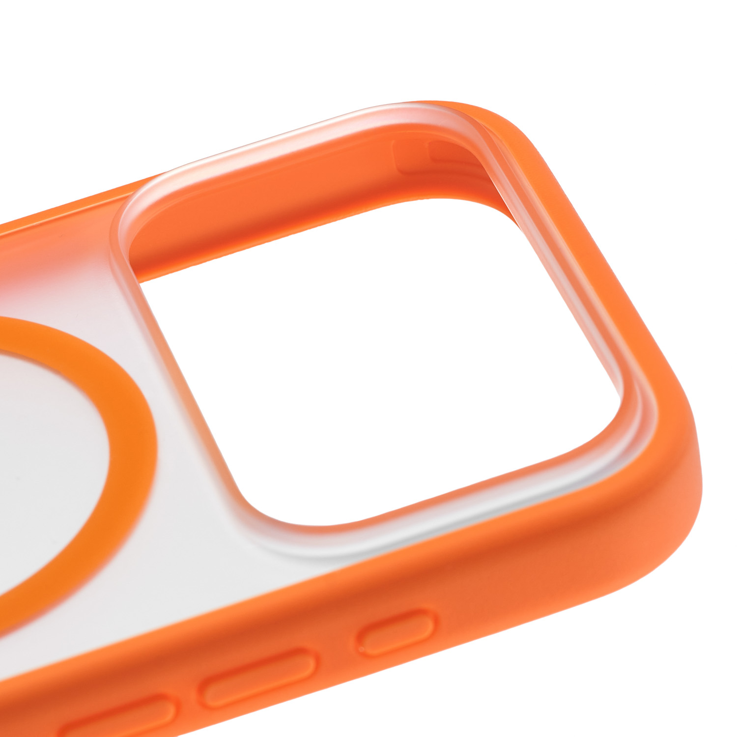 uBear Cloud Mag Case с MagSafe для iPhone 17 Pro Max (усиленный, силк-тач), оранжевый (CS582OR69PMT-I25M)