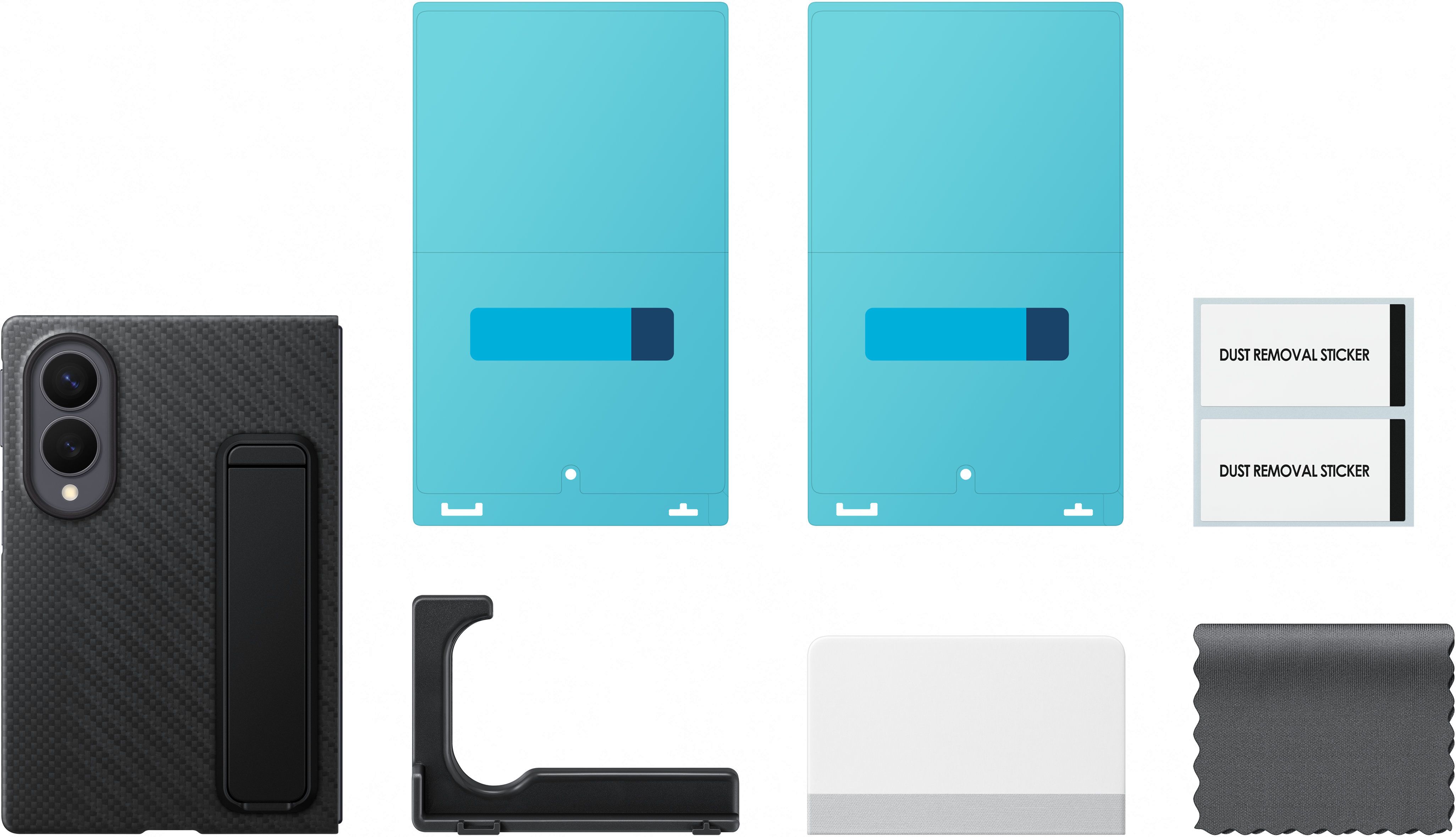 Samsung Carbon Standing Case Samsung Galaxy Z Fold8, графитовый черный