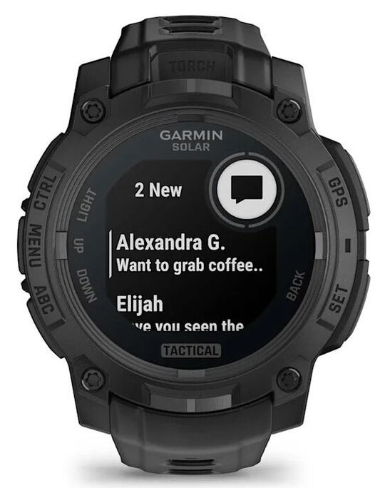 Garmin Instinct 3 45 mm Solar Tactical, Black (010-02934-50)