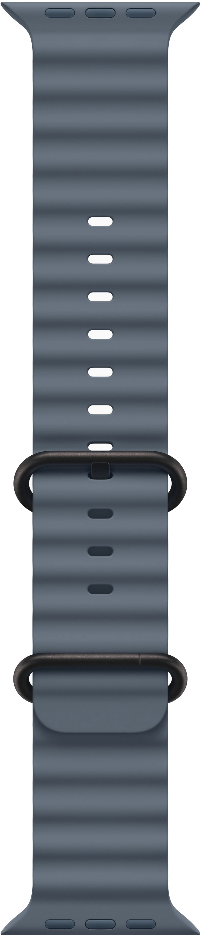 Apple Watch Ultra 3 (2025) 49mm Black Titanium Case with Anchor Blue Ocean Band
