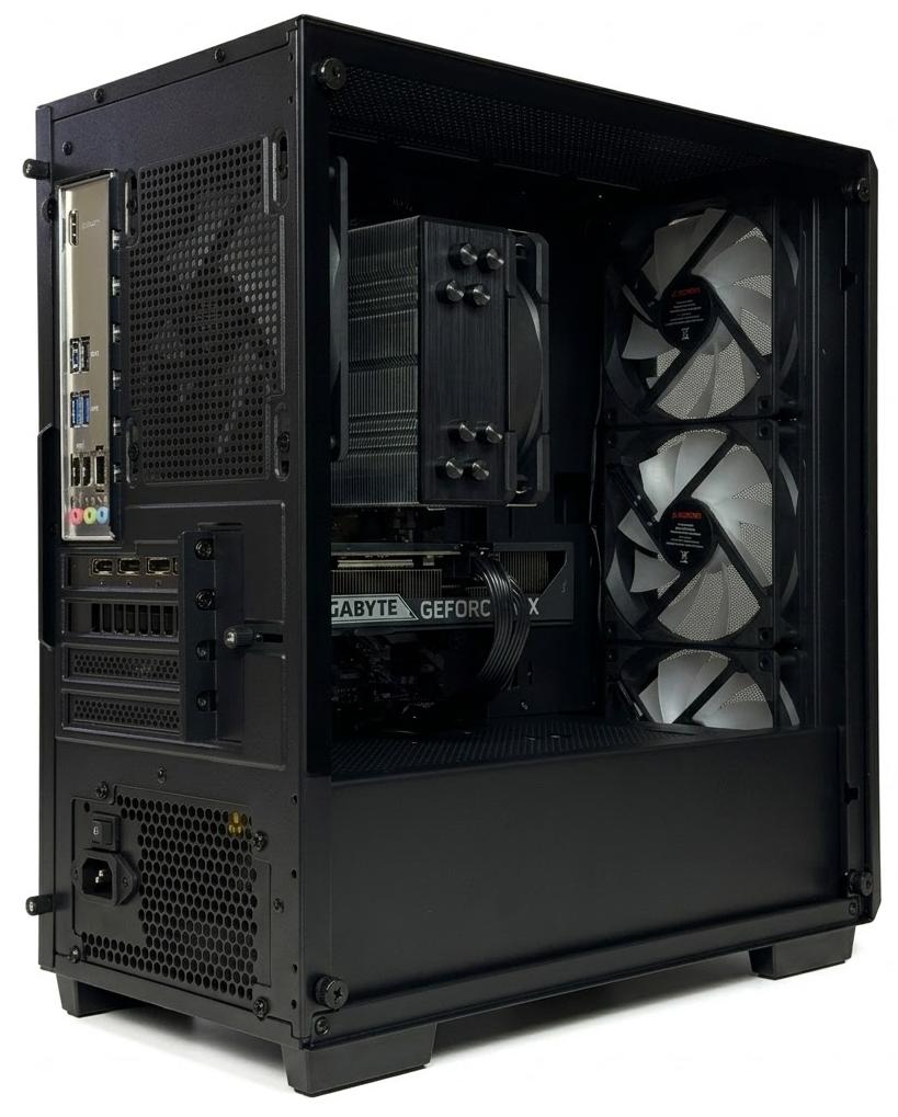 Игровой компьютер TopPC (AMD Ryzen 5 5600, AMD Radeon RX 7600) 16ГБ, 512ГБ, черный