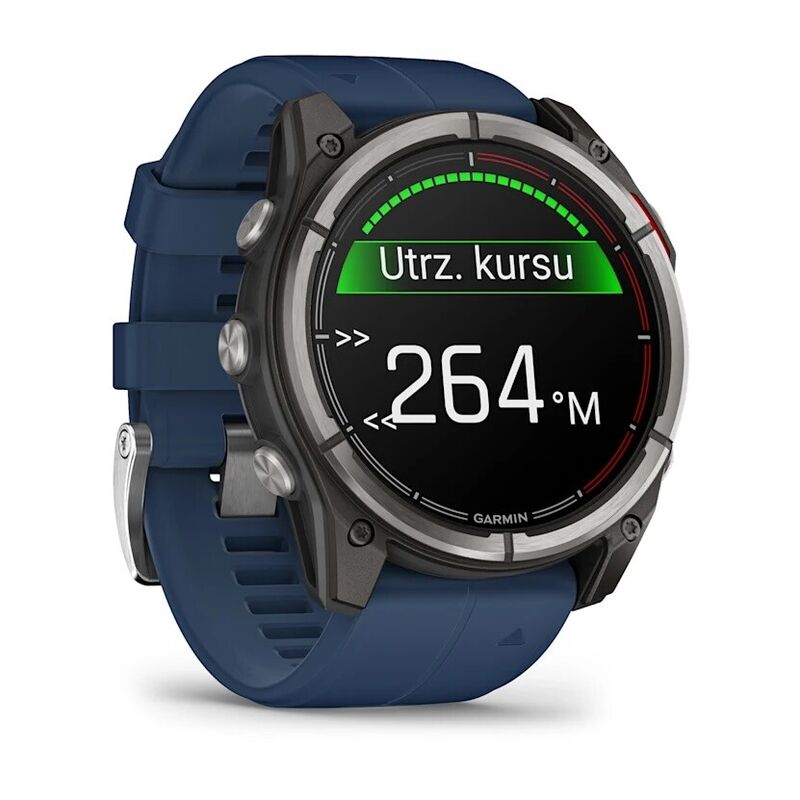 Garmin Quatix 8 51 mm AMOLED Sapphire, Titanium, черный (010-02905-91)