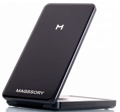 Беспроводное зарядное устройство Magssory Flip 3 в 1 для Apple, с MagSafe, черный (WCH014)