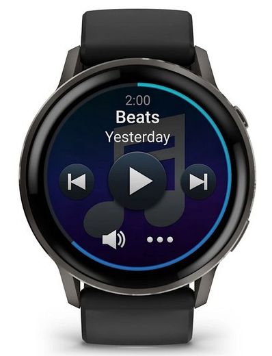 Garmin Venu 4 45mm Slate with Black Silicone Band (010-03014-00)