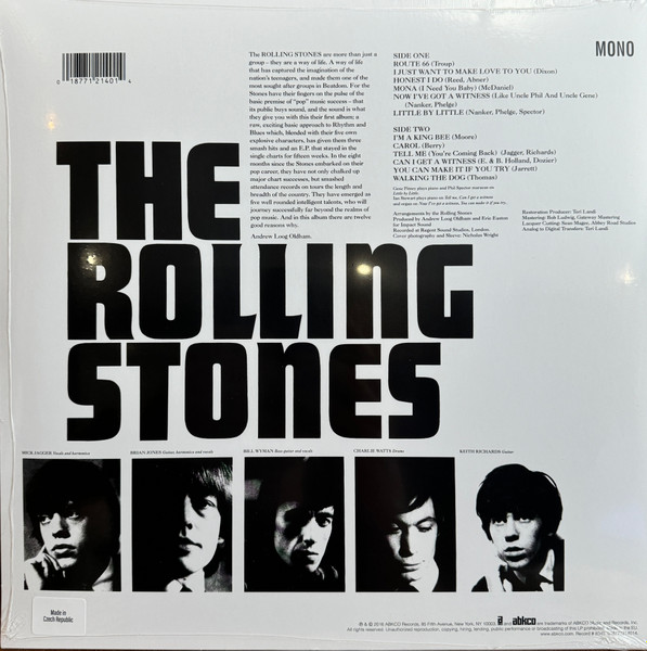The Rolling Stones - The Rolling Stones (UK Version) 0018771214014