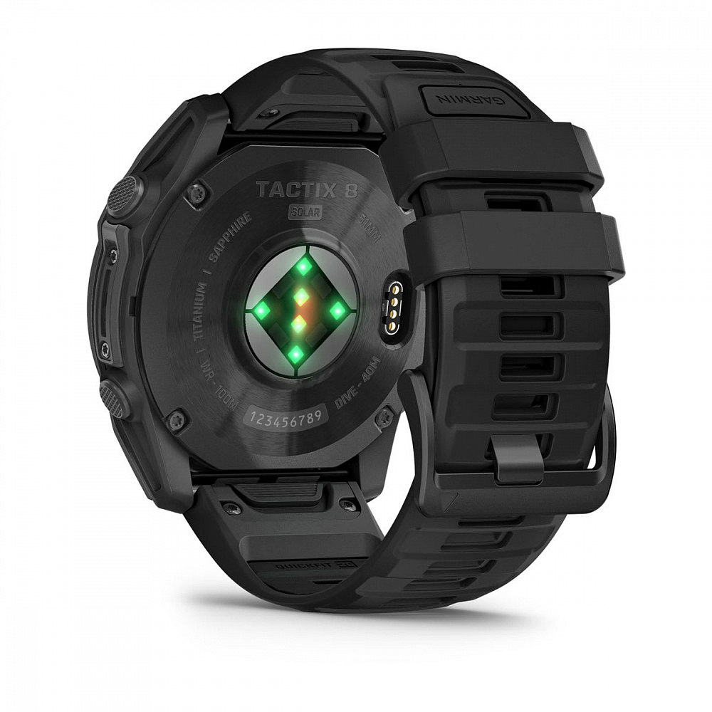 Умные часы Garmin Tactix 8 Solar 51mm, черный (010-03407-01)