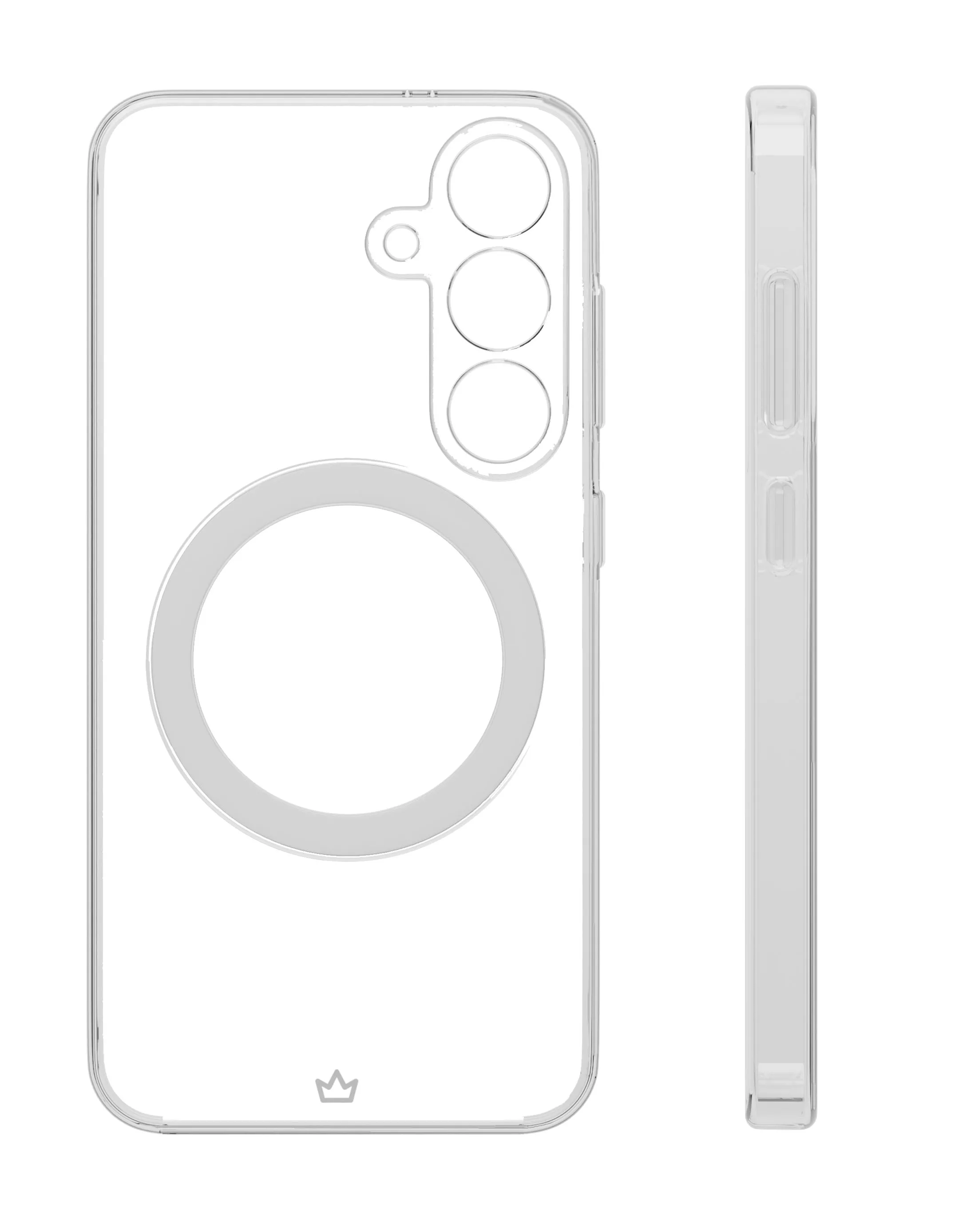 Чехол VLP Puro Case MagSafe для Samsung S25+, прозрачный (10521006)
