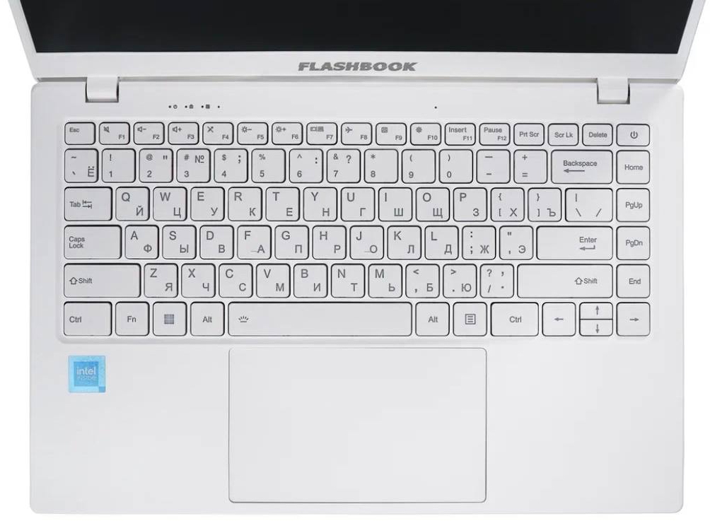 FlashBook 14.2" (Intel Processor N150, Intel UHD Graphics Xe) RAM 12 ГБ, SSD 512 ГБ, Windows 11 Home, белый
