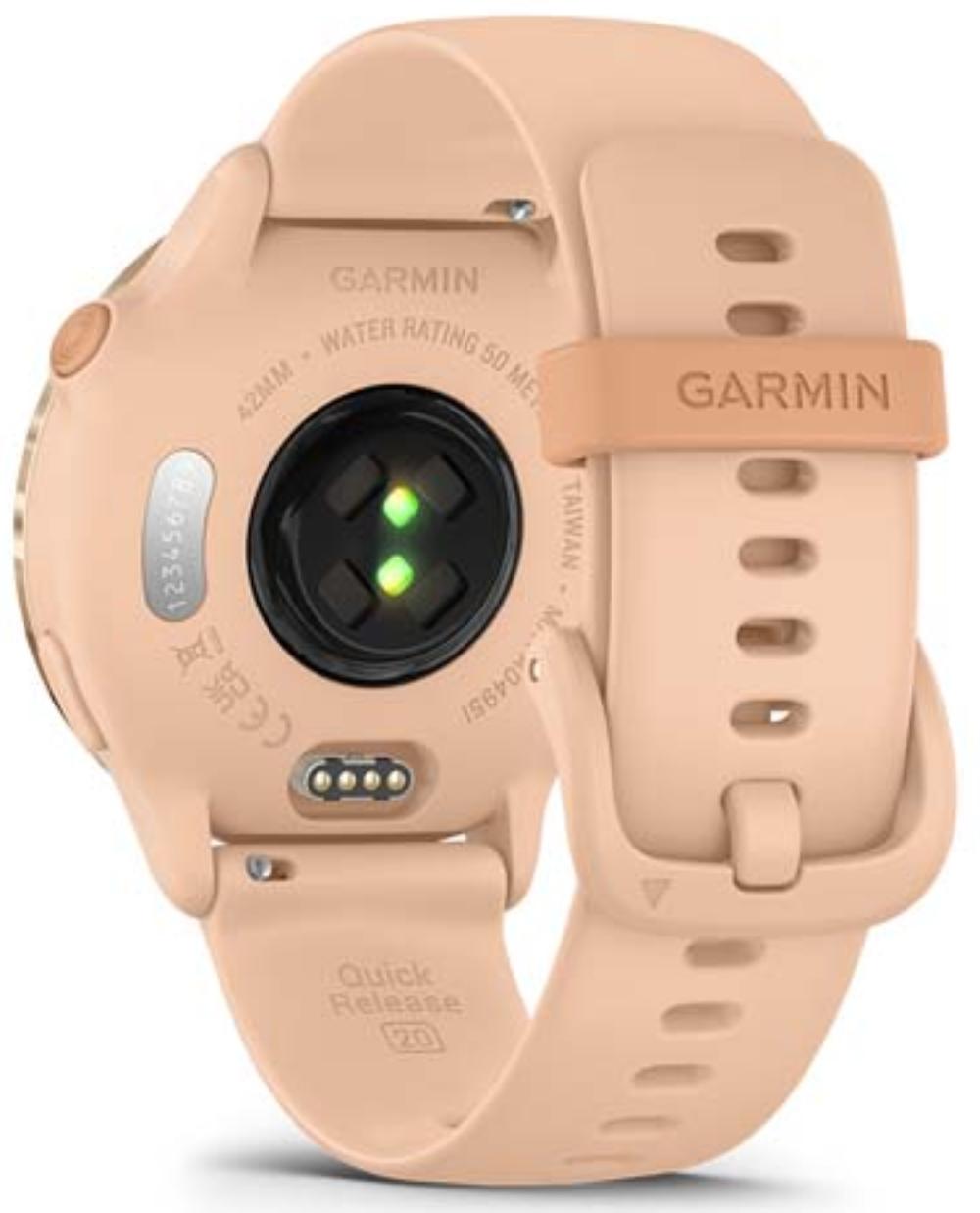 Смарт-часы Garmin Vivoactive 6, розовые с розовым ремешком (010-02985-43)