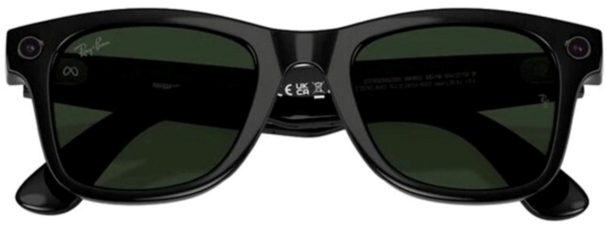 Умные очки Ray-Ban Meta (Gen 2) Wayfarer, Shiny Black Transition Graphite Green (150-50) 8056262721292