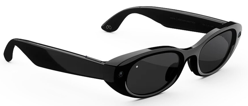 Ray Ban Meta Starfire Kylie Edition Classic, Black/Black