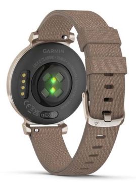Garmin Lily 2 Classic 38 mm Cream Gold / Coffee Nylon Band (010-02839-62)