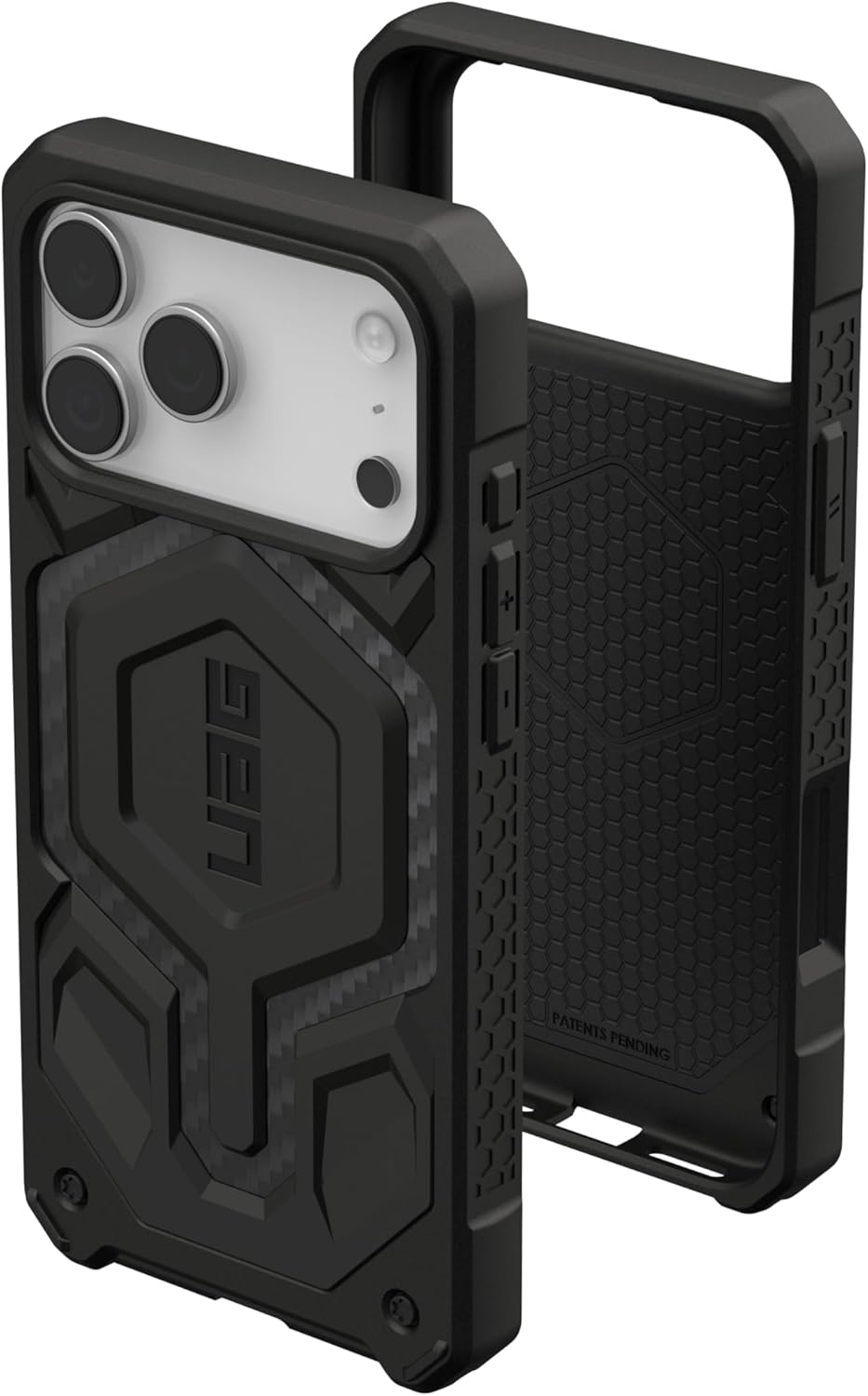 UAG Monarch Pro с MagSafe для iPhone 17 Pro, карбон (Carbon Fiber) 114513114242