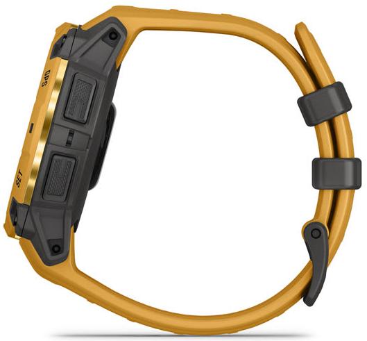 Умные часы Garmin Instinct 3 45mm Solar, Sunburst with Sunburst/Grey Band (010-02934-02)